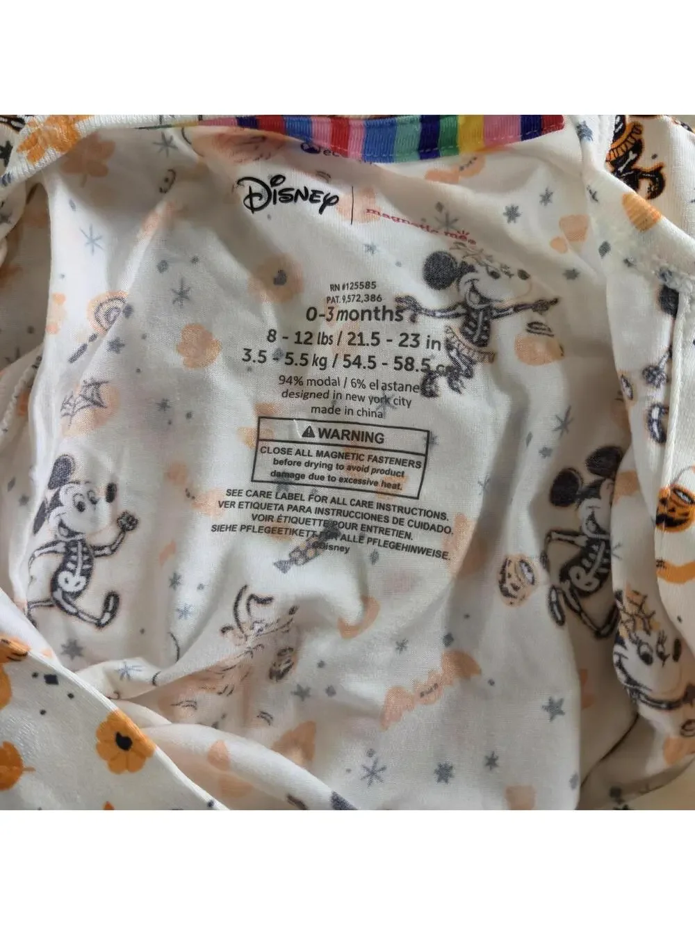 Magnetic Me Spooky onesie 0-3m NEW - Picture 3 of 3